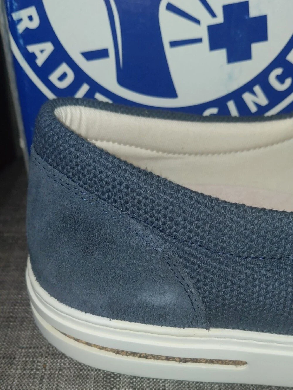 Birkenstock Men's Oswego Slip-On Loafers in Navy SIZE 11